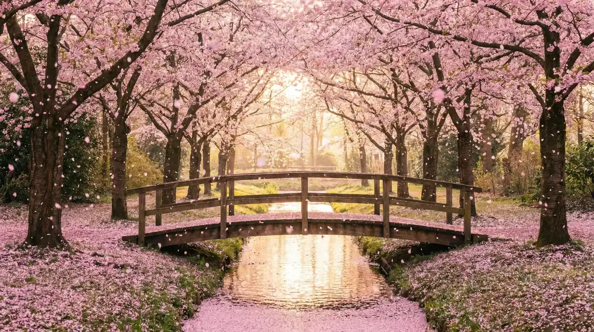 樱花桥畔 - 耗子尾汁是什么梗是什么意思 唯美风景